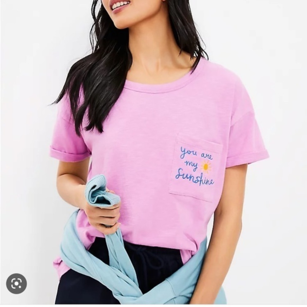 Lou & Grey You Are My Sunshine Pocket Softslub Tee